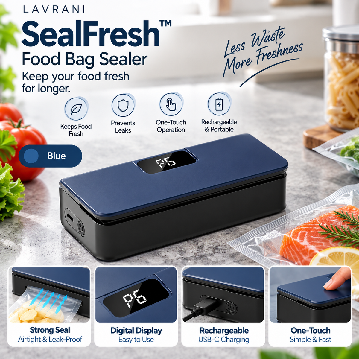Lavrani FreshSeal™ Mini Bag Sealer