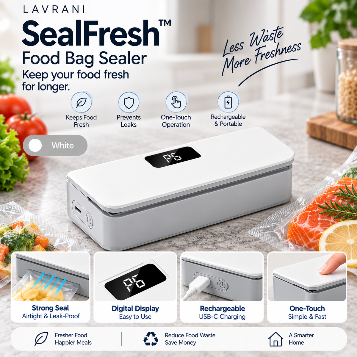 Lavrani FreshSeal™ Mini Bag Sealer