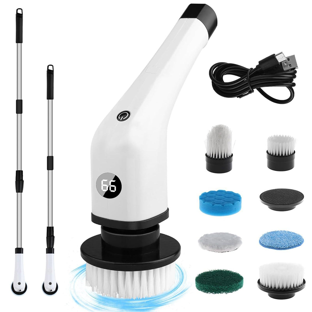 Lavrani™ PowerSpin 9-in-1 Cleaning Brush