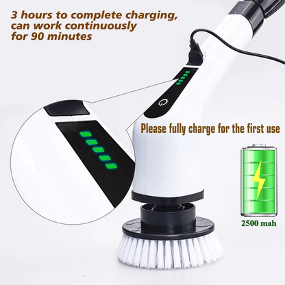 Lavrani™ PowerSpin 9-in-1 Cleaning Brush