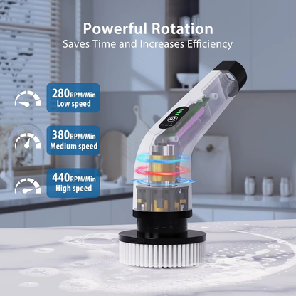 Lavrani™ PowerSpin 9-in-1 Cleaning Brush
