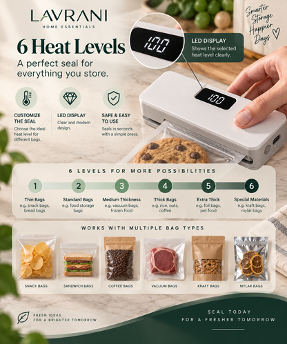 Lavrani FreshSeal™ Mini Bag Sealer