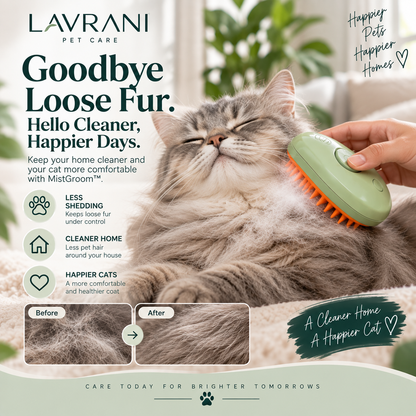 MistGroom™ Pet Grooming Brush